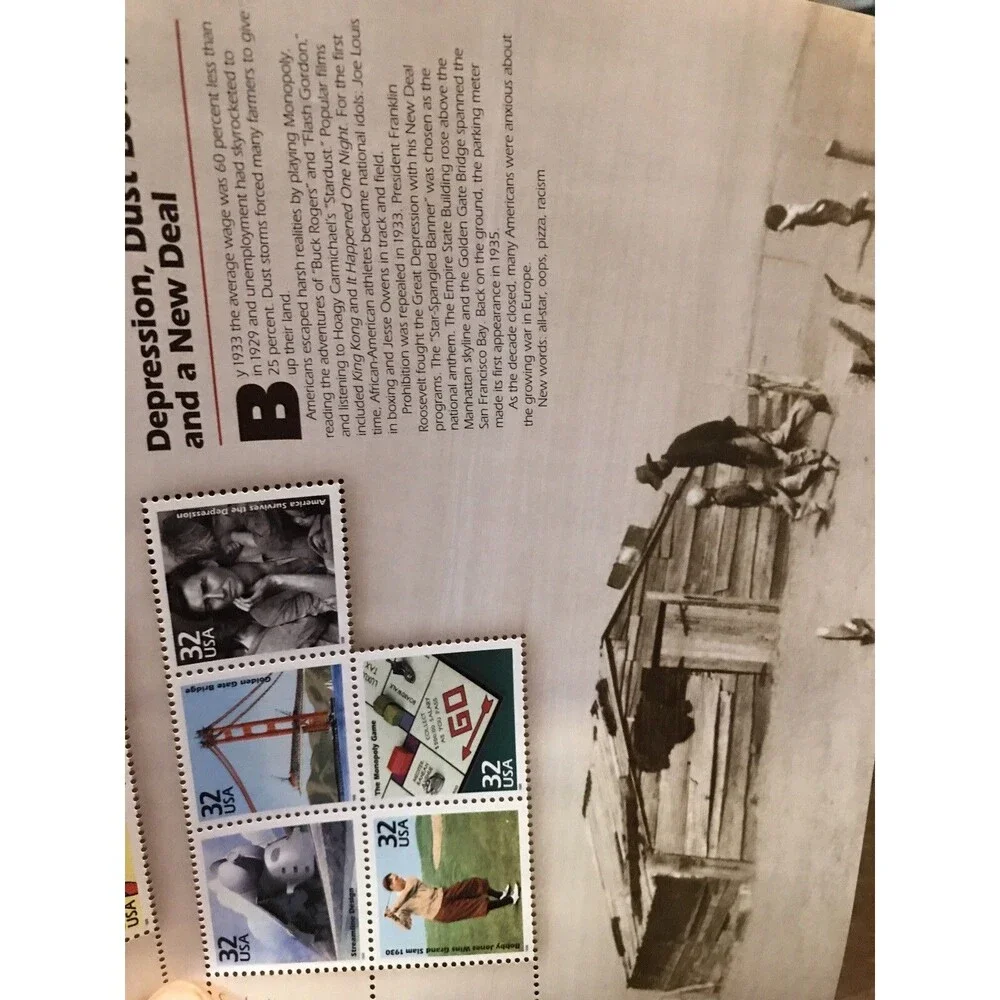 Scott # 3185 - US Souvenir Sheet Of 15 - Celebrate The 1930's - MNH - 1998
